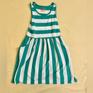 Girls striped sundress with pockets LIKE NEW!